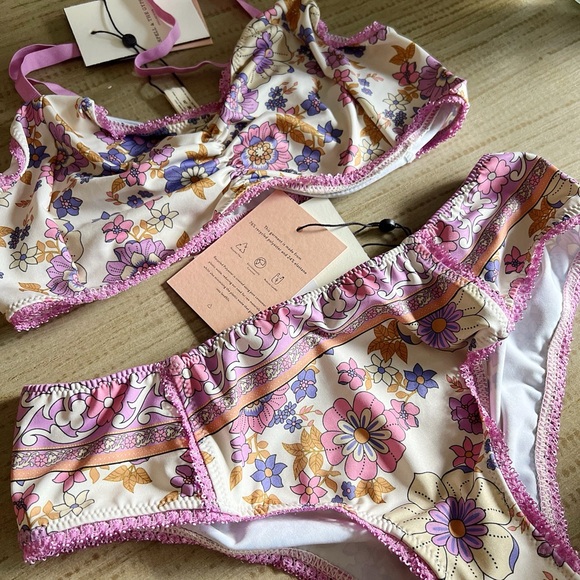 Spell Butrercup Bralett and Bloomers Set in Large - Picture 5 of 5